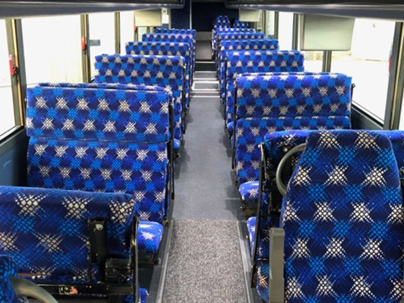 46 Passenger Sleeper Motorcoach Inside