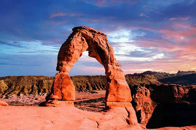 Natural rock formation near the Grand Canyon