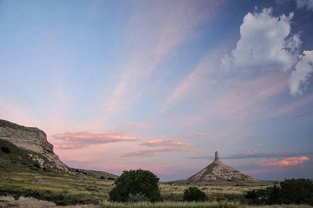 Natural Rock formations near North Platte, NE