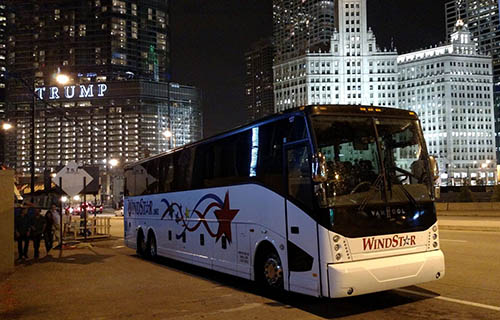 Windstar motorcoach Megabus services